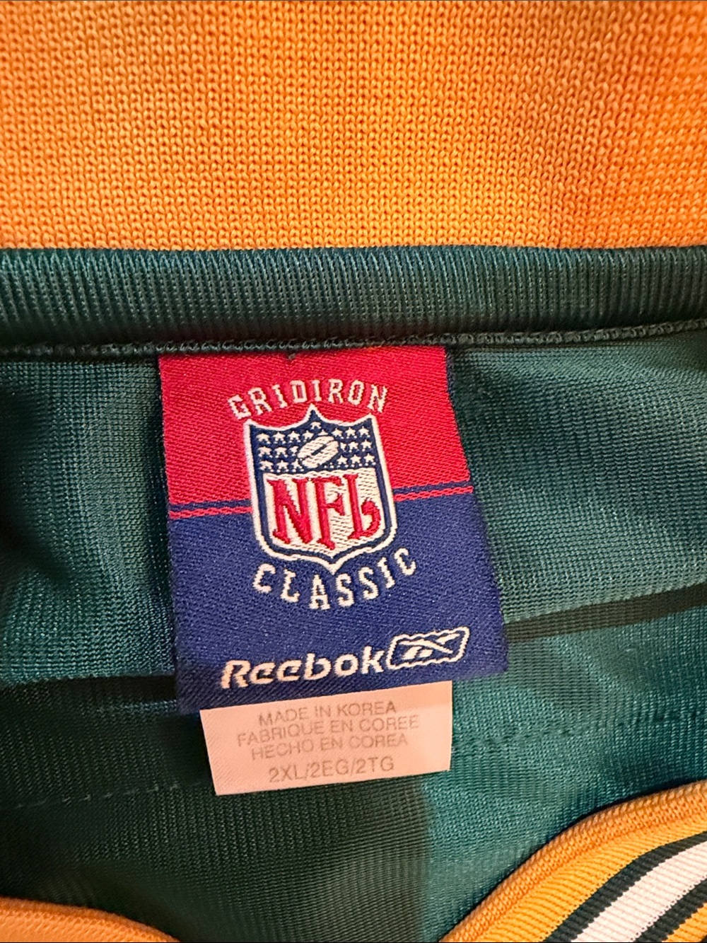 Reebok Green Bay Packers official NFL Throwbacks Reggie White Jersey 2XL - Picture 5 of 6